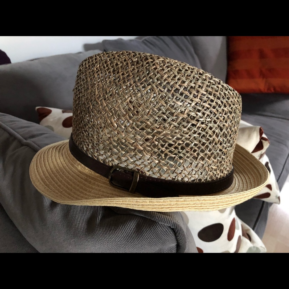 NWT Summer Straw Fedora Style Hat